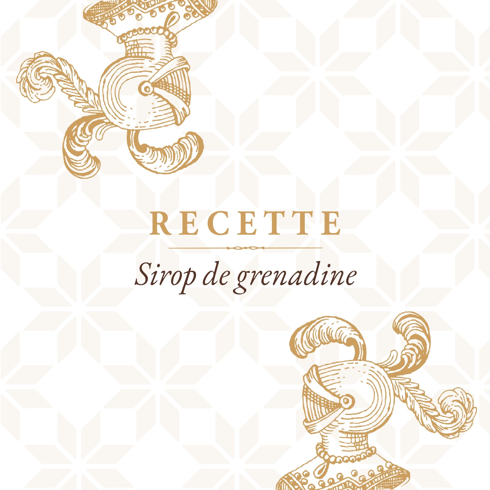 Recette du sirop de grenadine