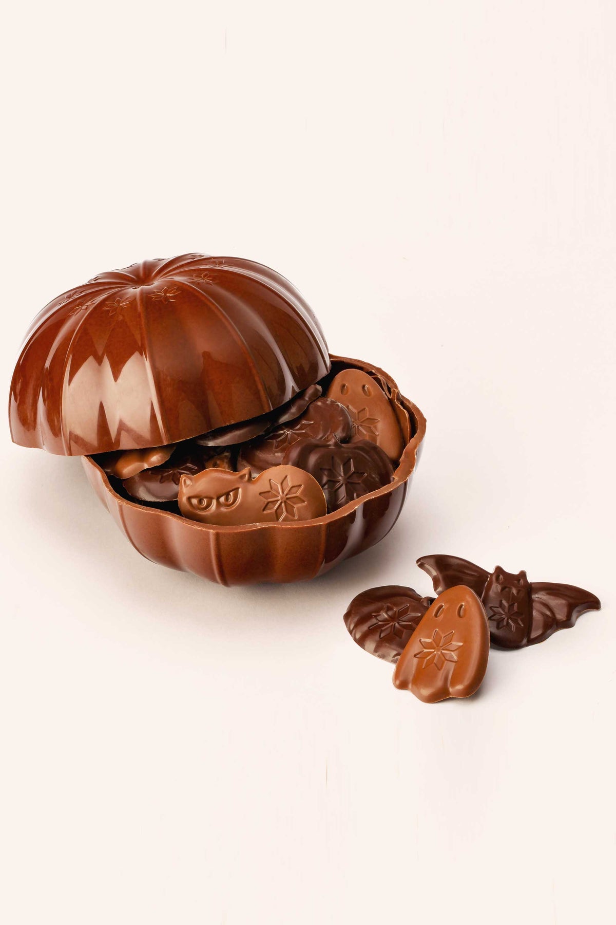 Halloween pumpkin 12 cm - milk