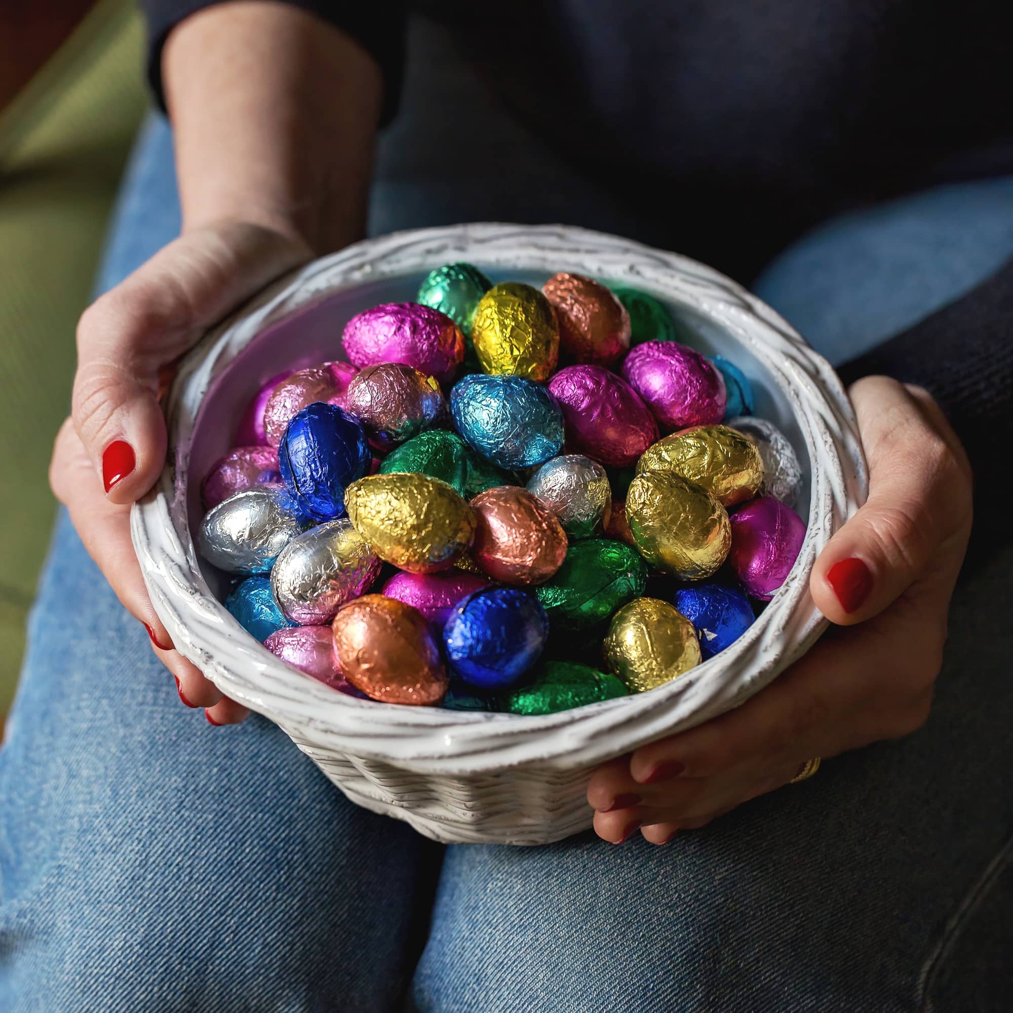 Sachet d'oeufs pralinés papillotés - 400 g