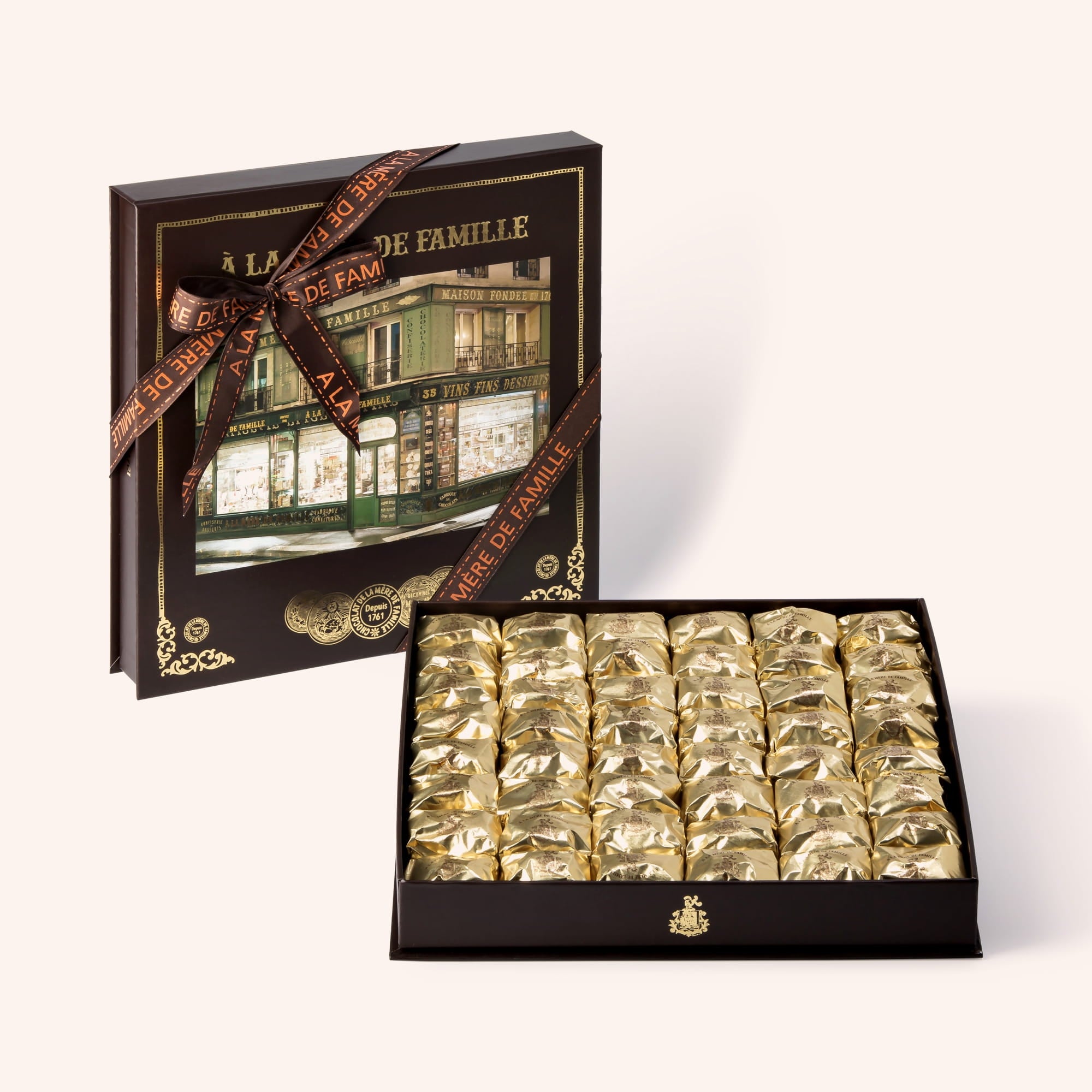 Coffret 1761 de 48 marrons glacés
