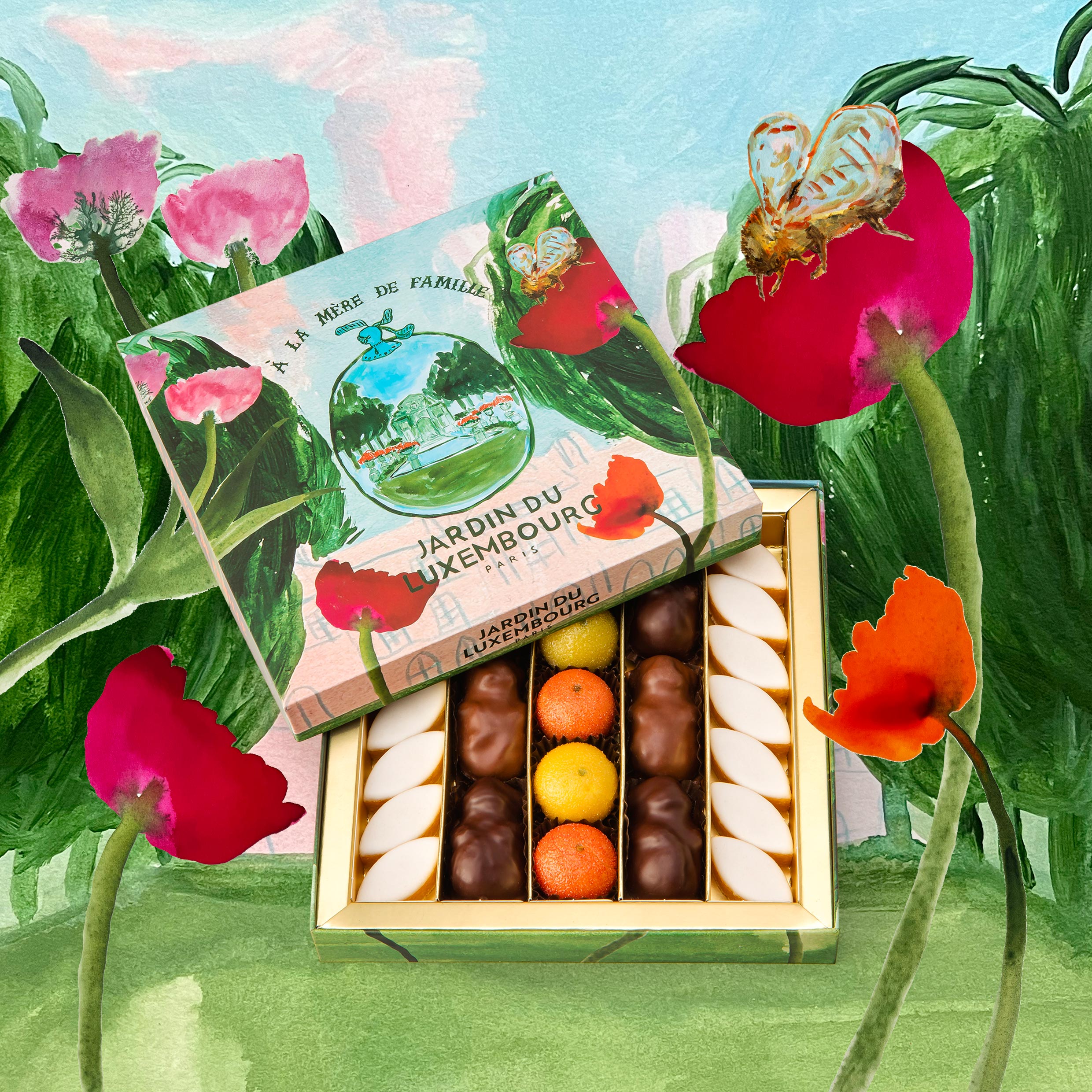 Coffret assorti été x Jardin du Luxembourg
