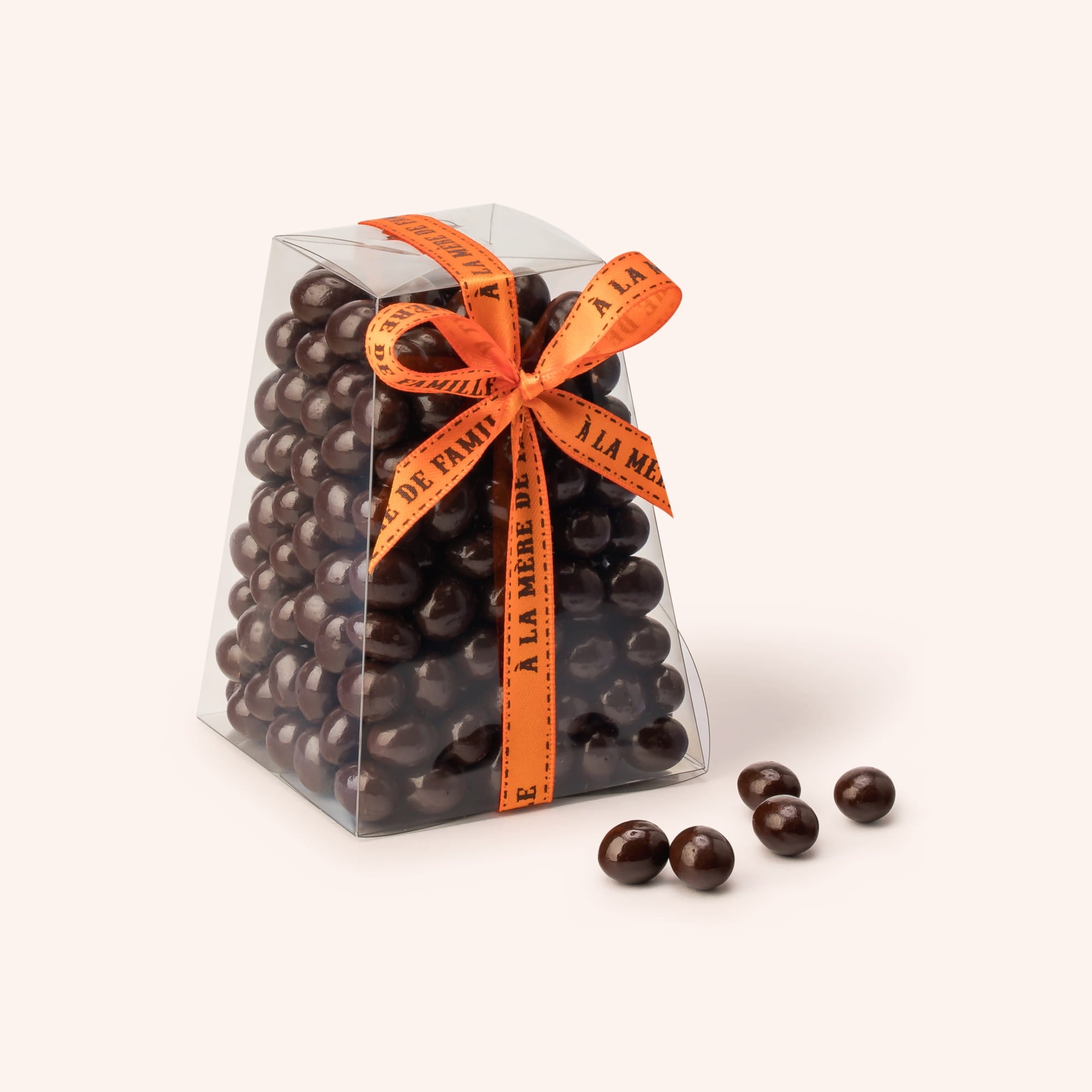 Cône petits oeufs nougatine - Noir