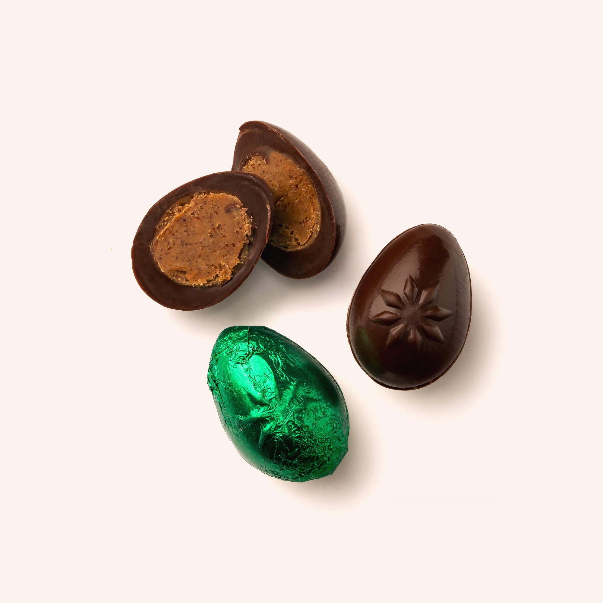 Sachet d'oeufs pralinés papillotés - Noir - 200 g