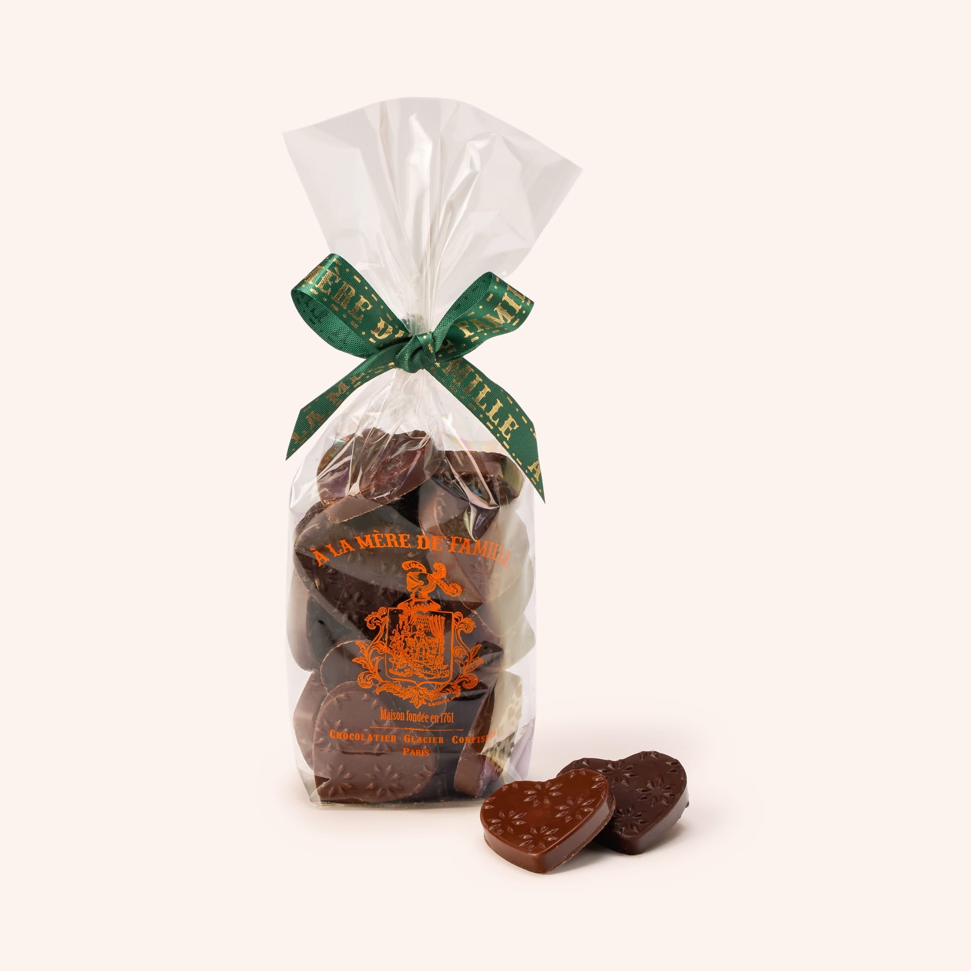 Sachet de coeurs pralinés