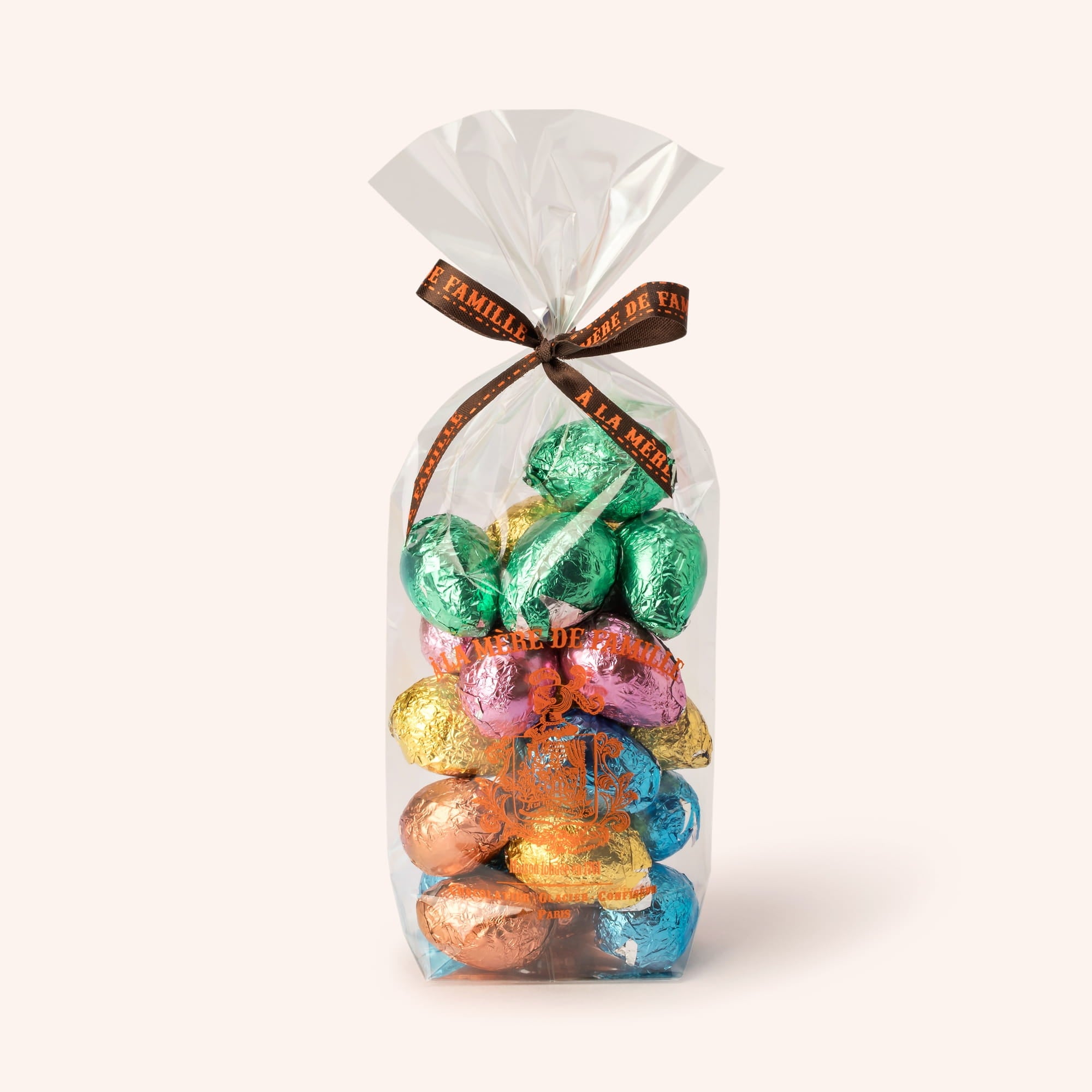 Sachet d'oeufs pralinés papillotés - Lait - 200 g