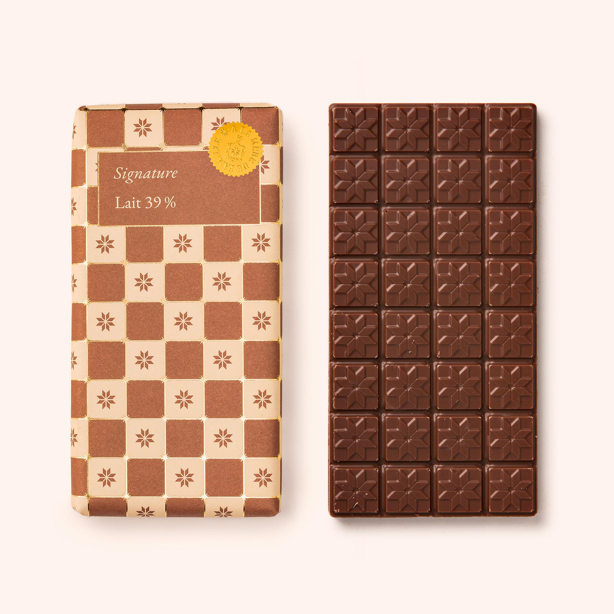 Tablette chocolat signature lait 39 %