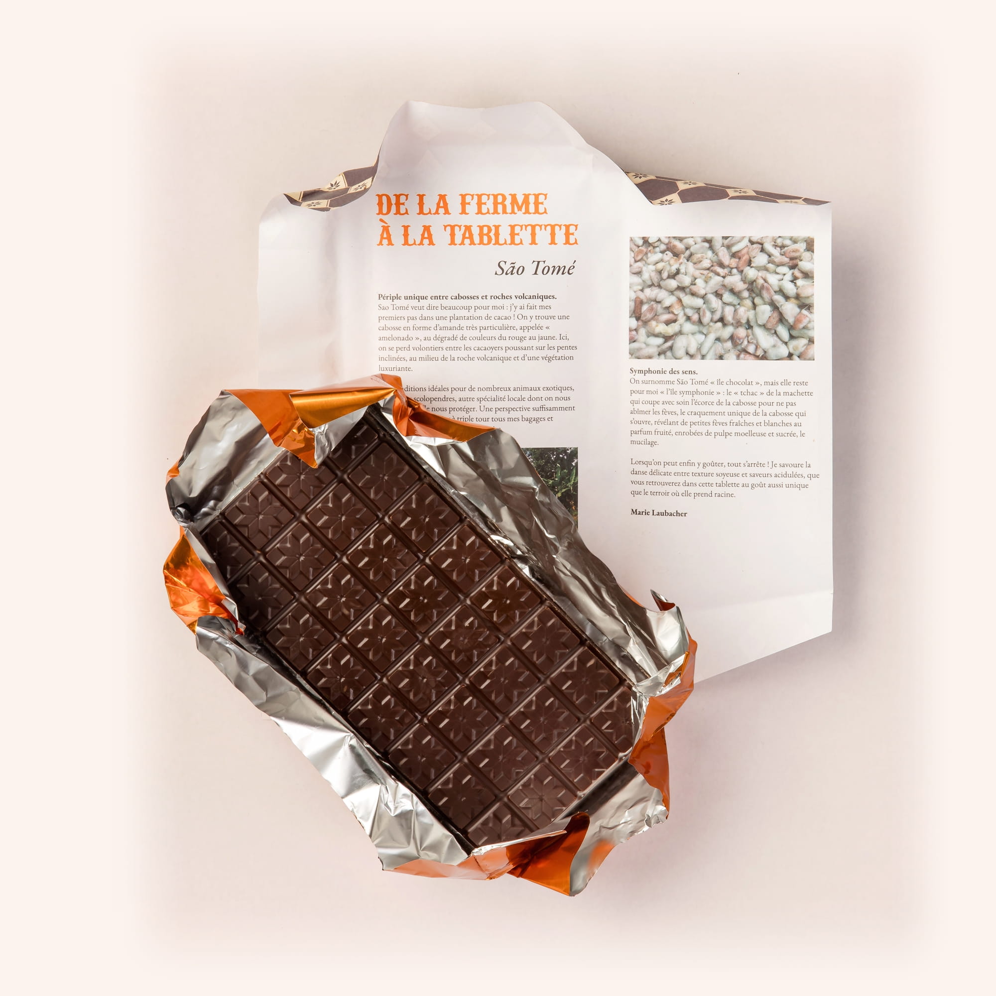Chocolate bar Sao Tomé 70 %