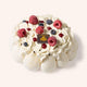Vanilla iced vacherin with red berries