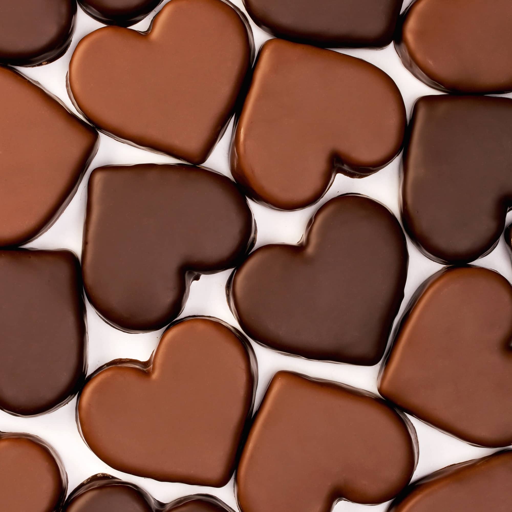 Marshmallow heart - milk