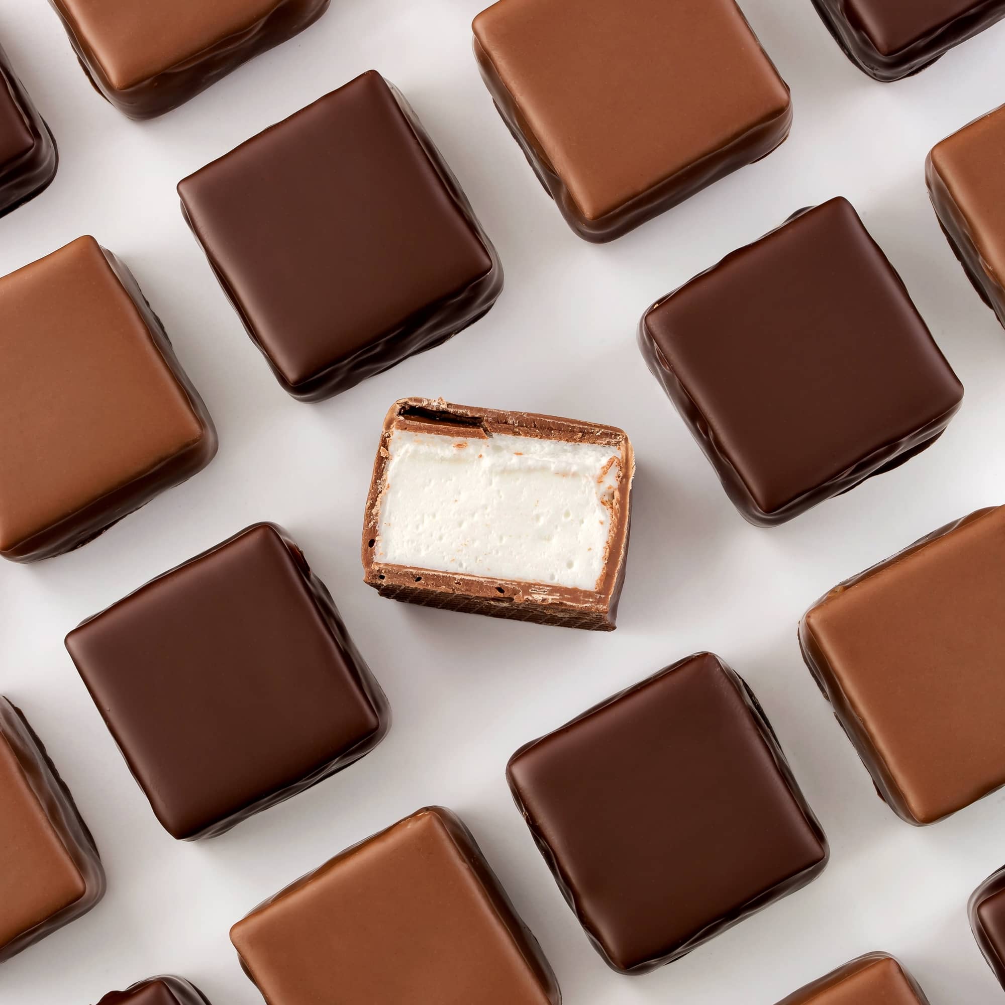 Nos guimauves enrobées de chocolat