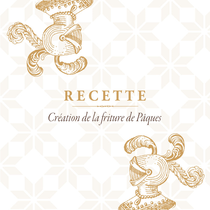 Création de la friture de Pâques À la Mère de Famille