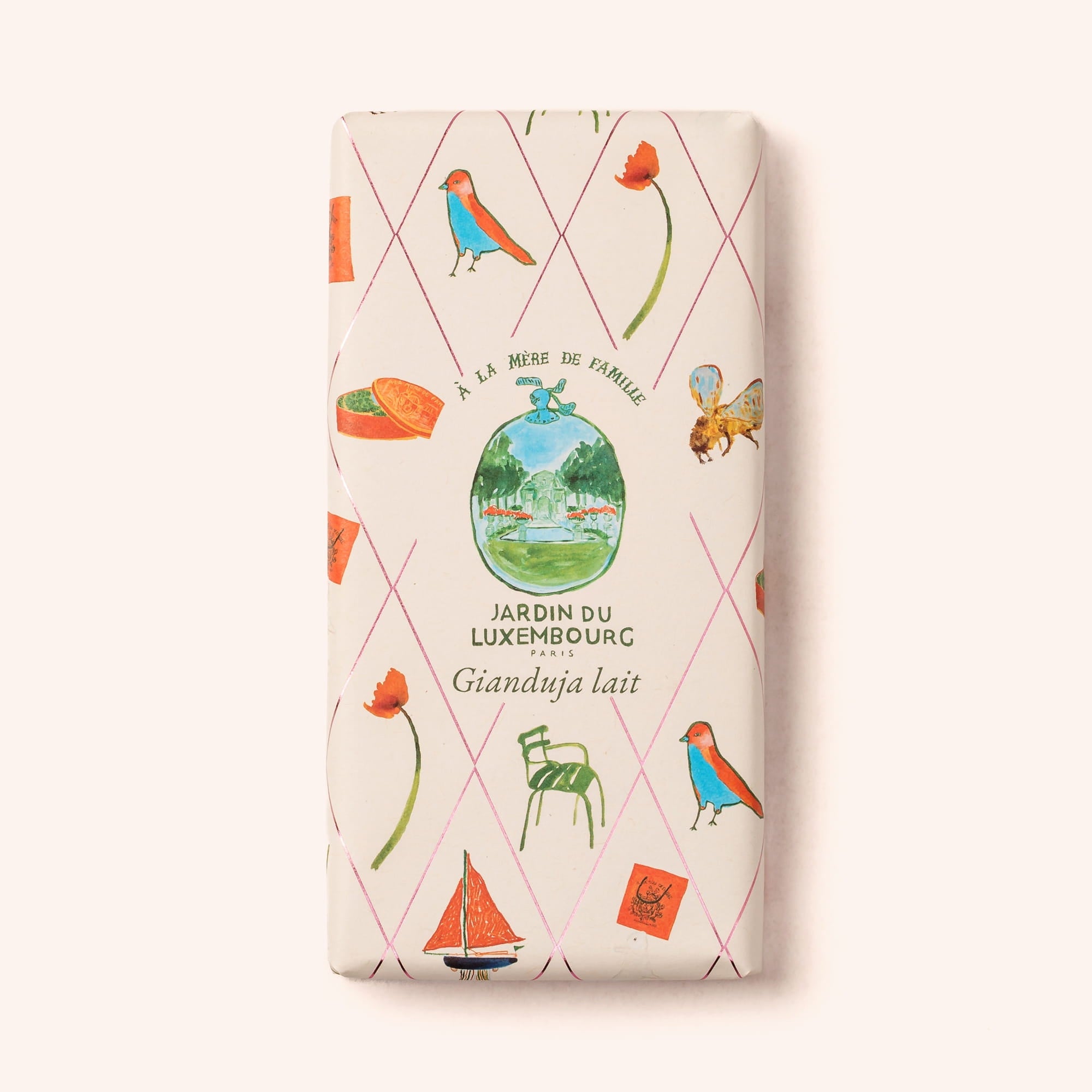 Tablette gianduja lait x Jardin du Luxembourg