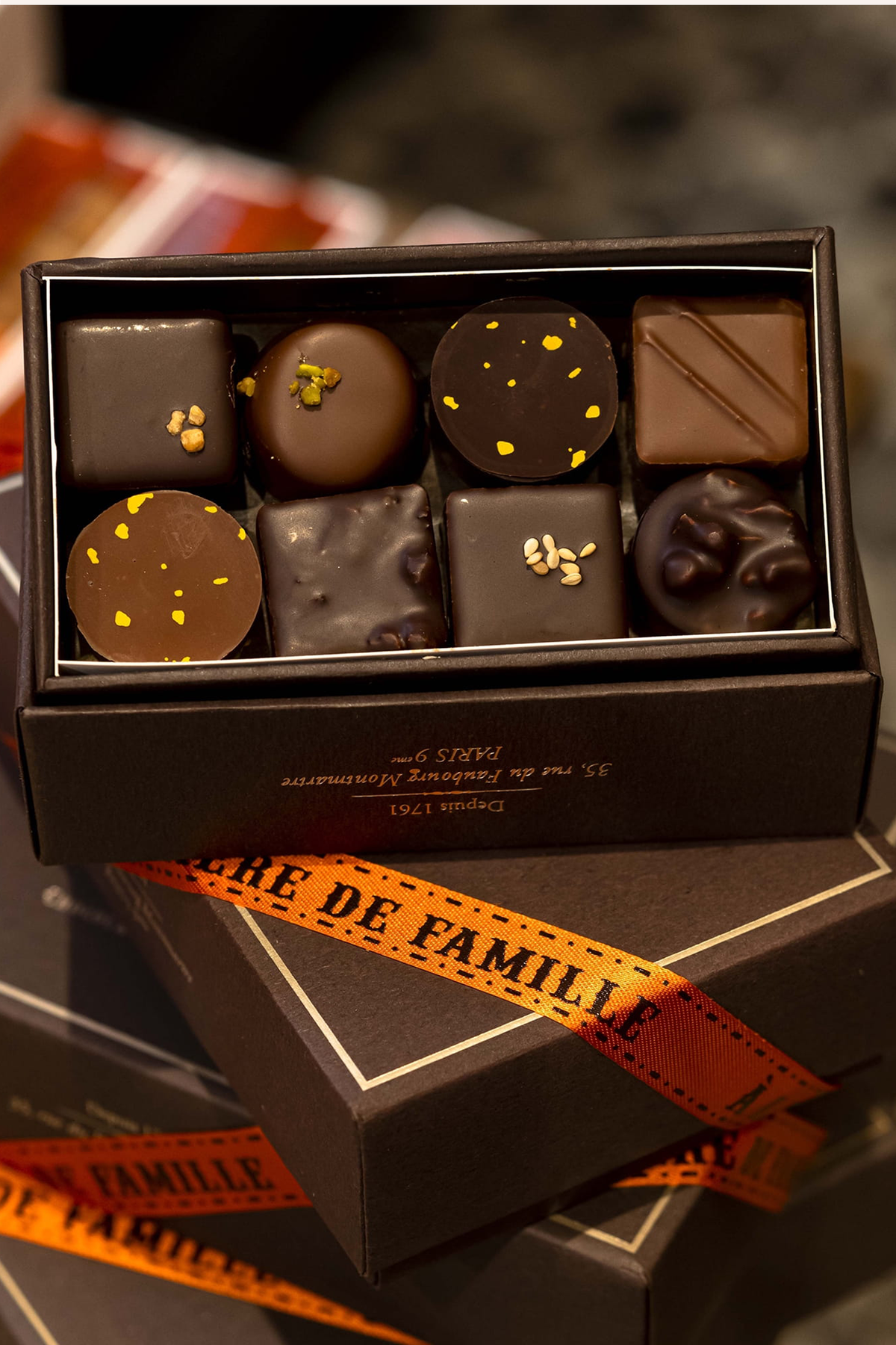 Assorted chocolates box 130g
