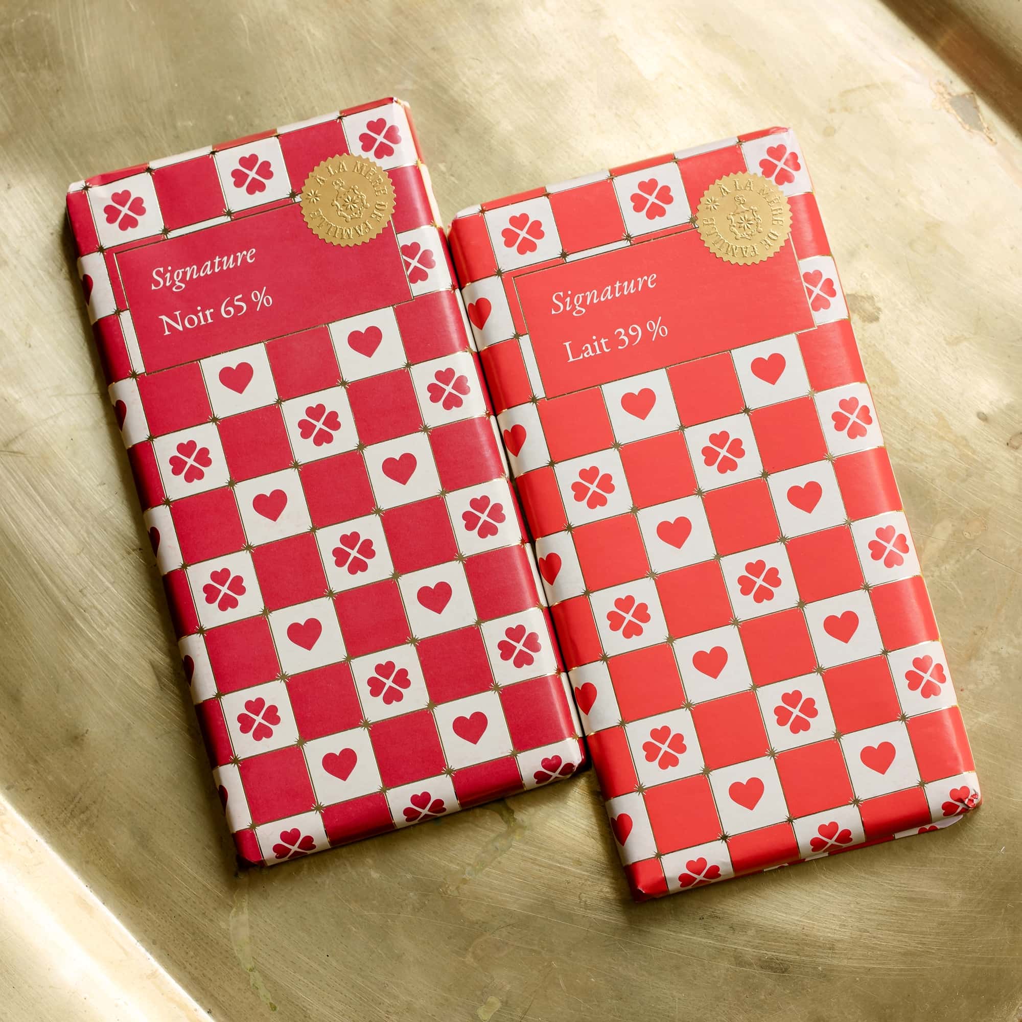 Tablette Saint-Valentin signature noir 65%