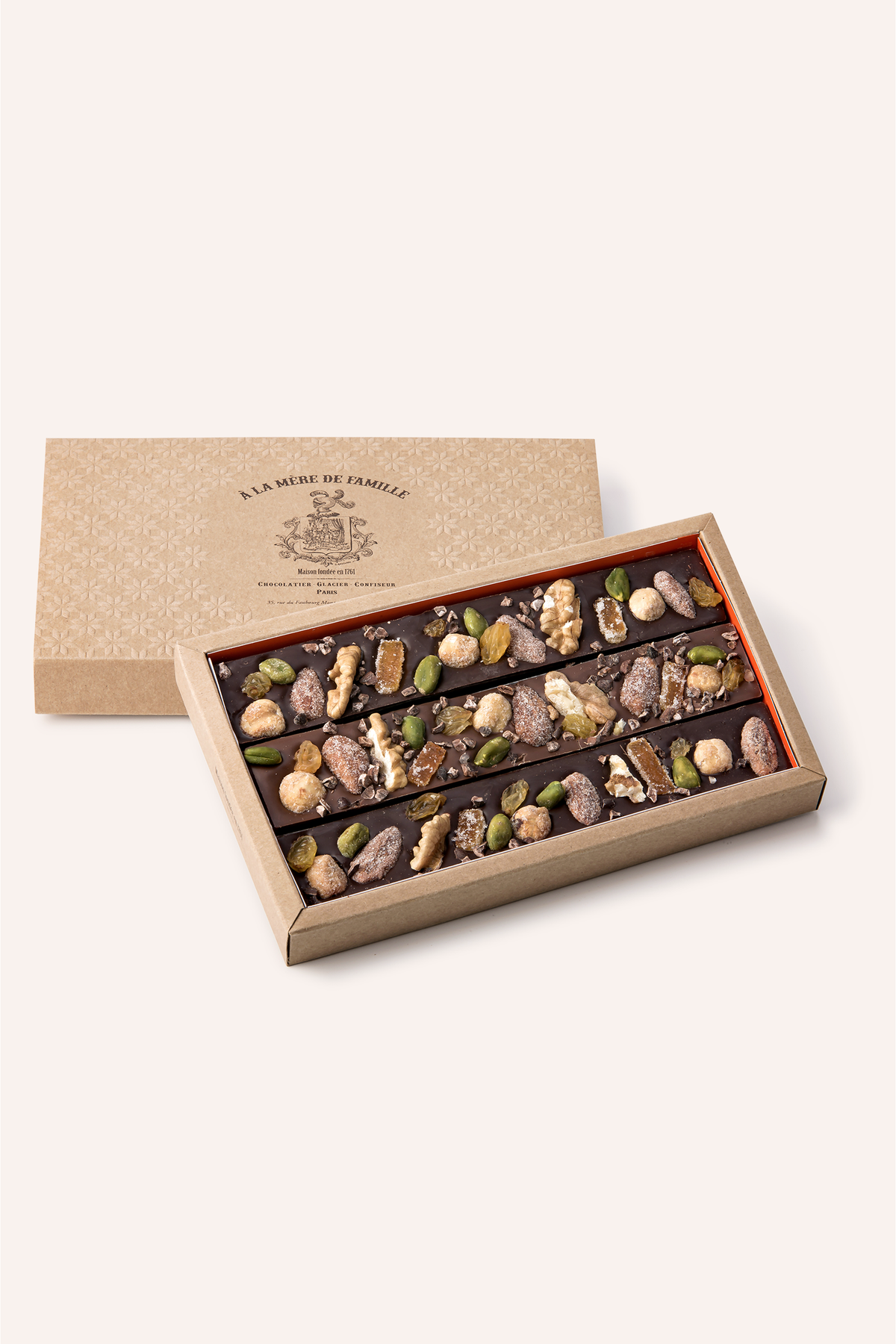 Coffret 3 barrettes - Mendiant