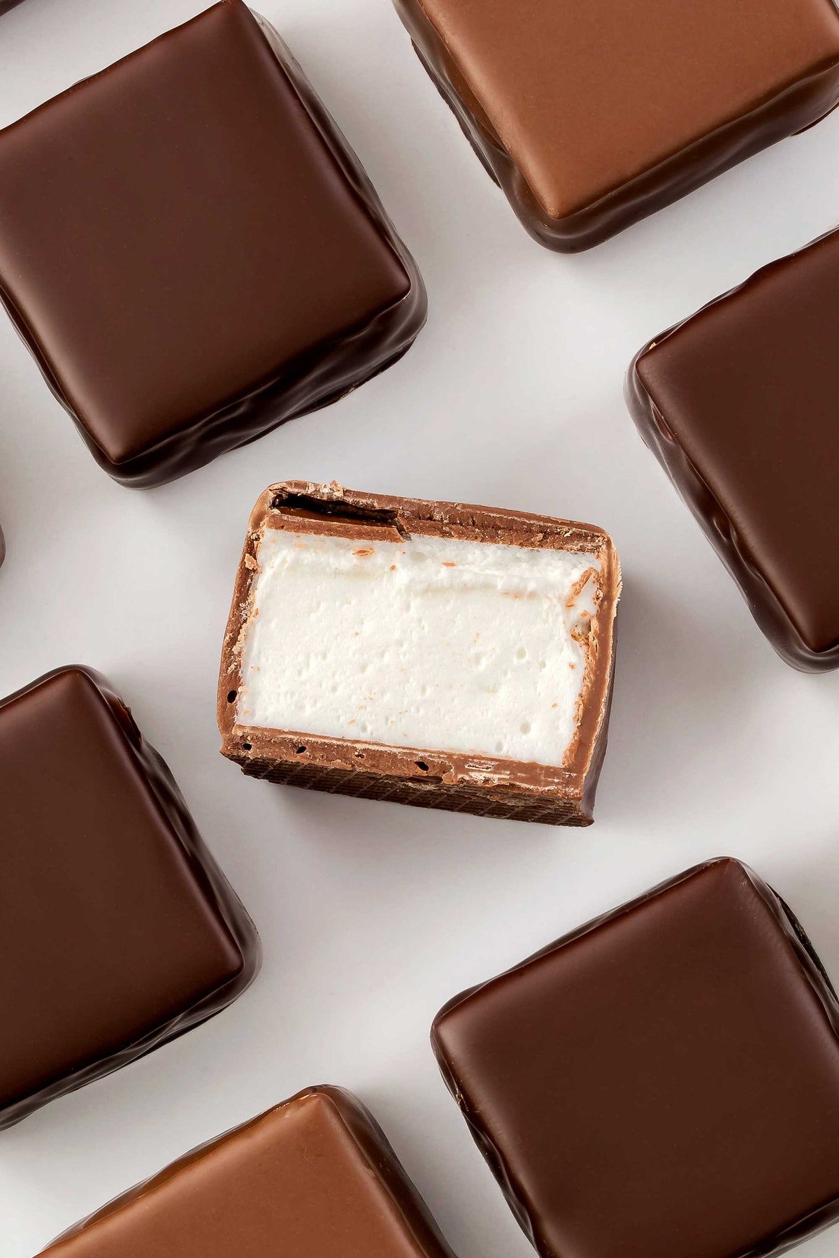 Nos guimauves enrobées de chocolat