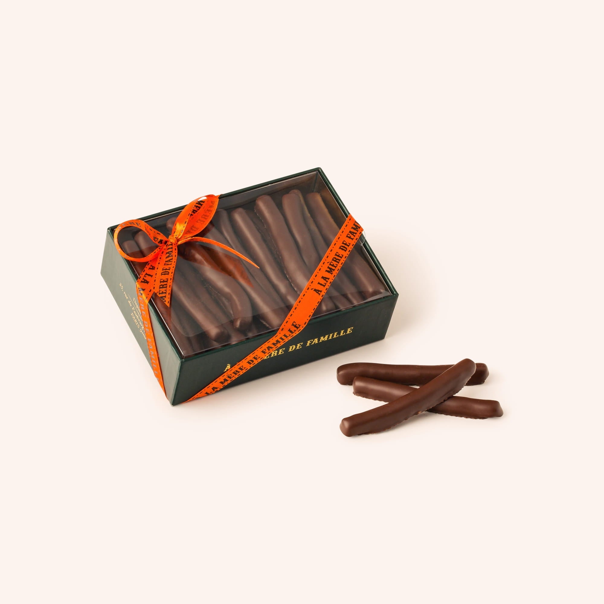 Chocolate orangettes