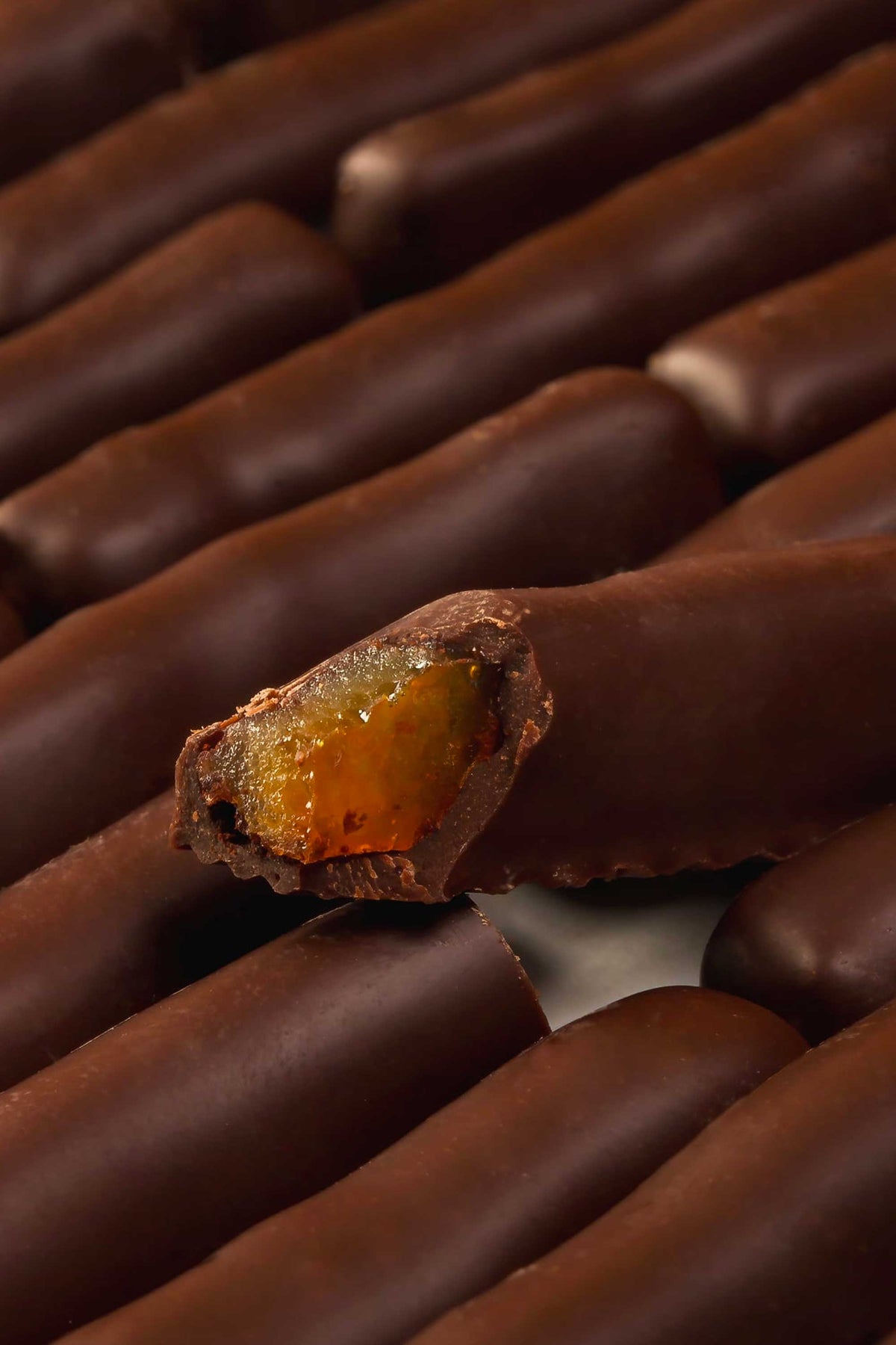 Petites orangettes au chocolat