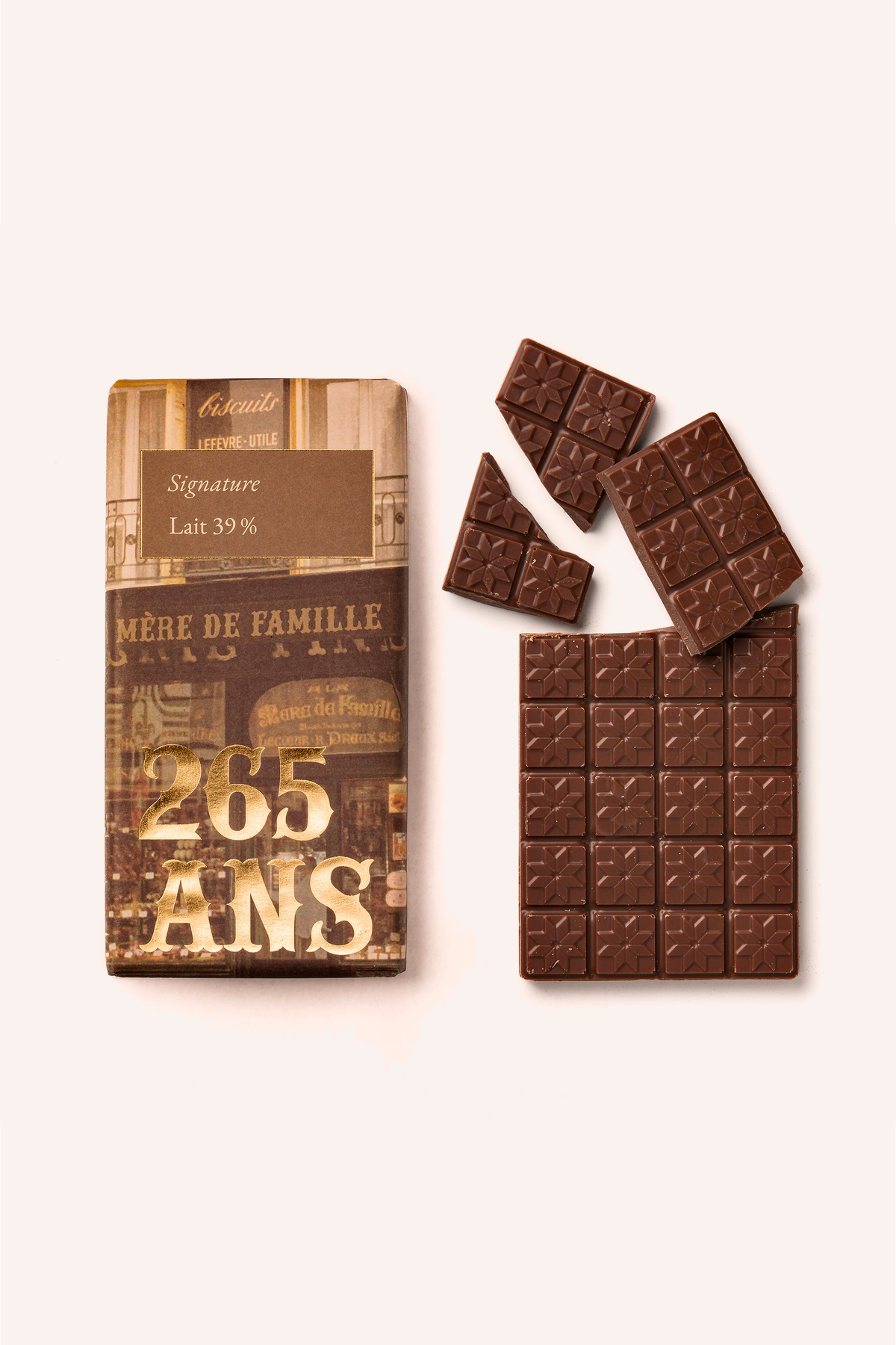 Tablette anniversaire - chocolat au lait 39 %