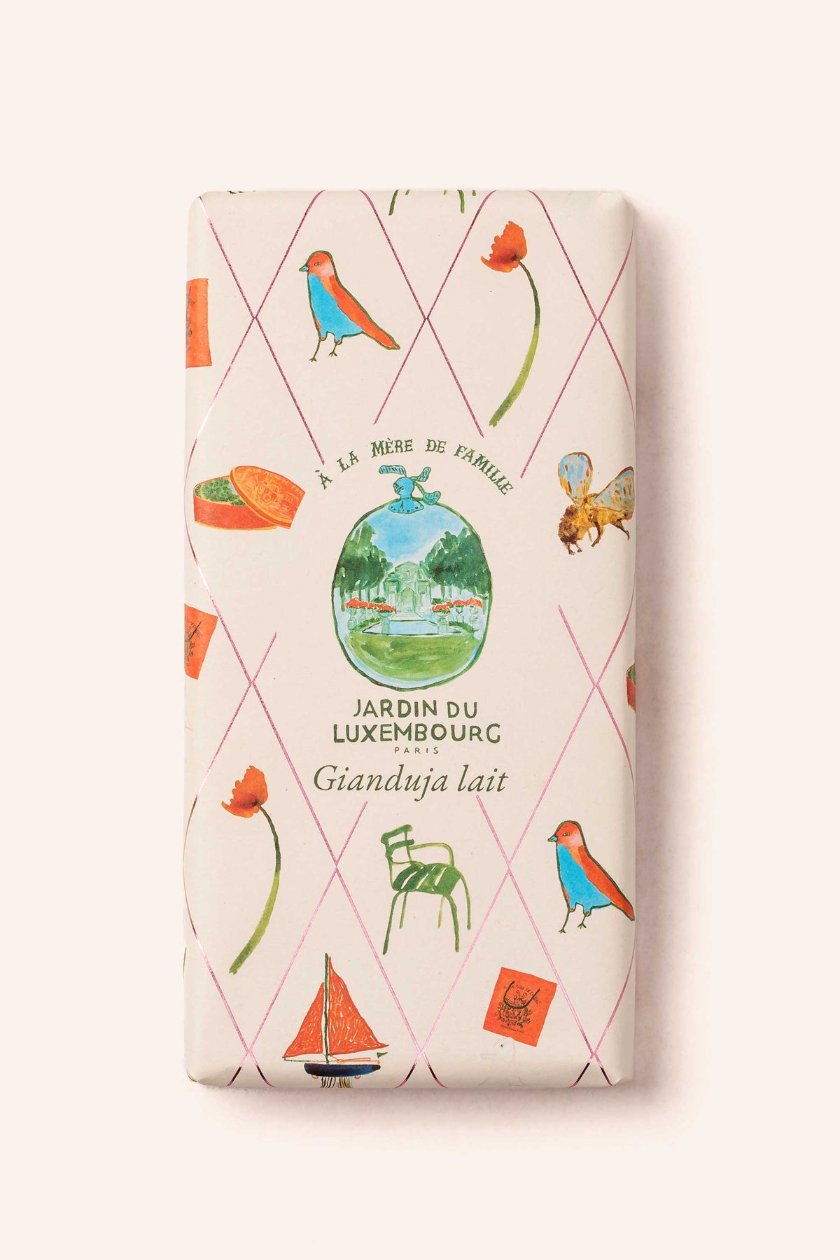 Tablette gianduja lait x Jardin du Luxembourg