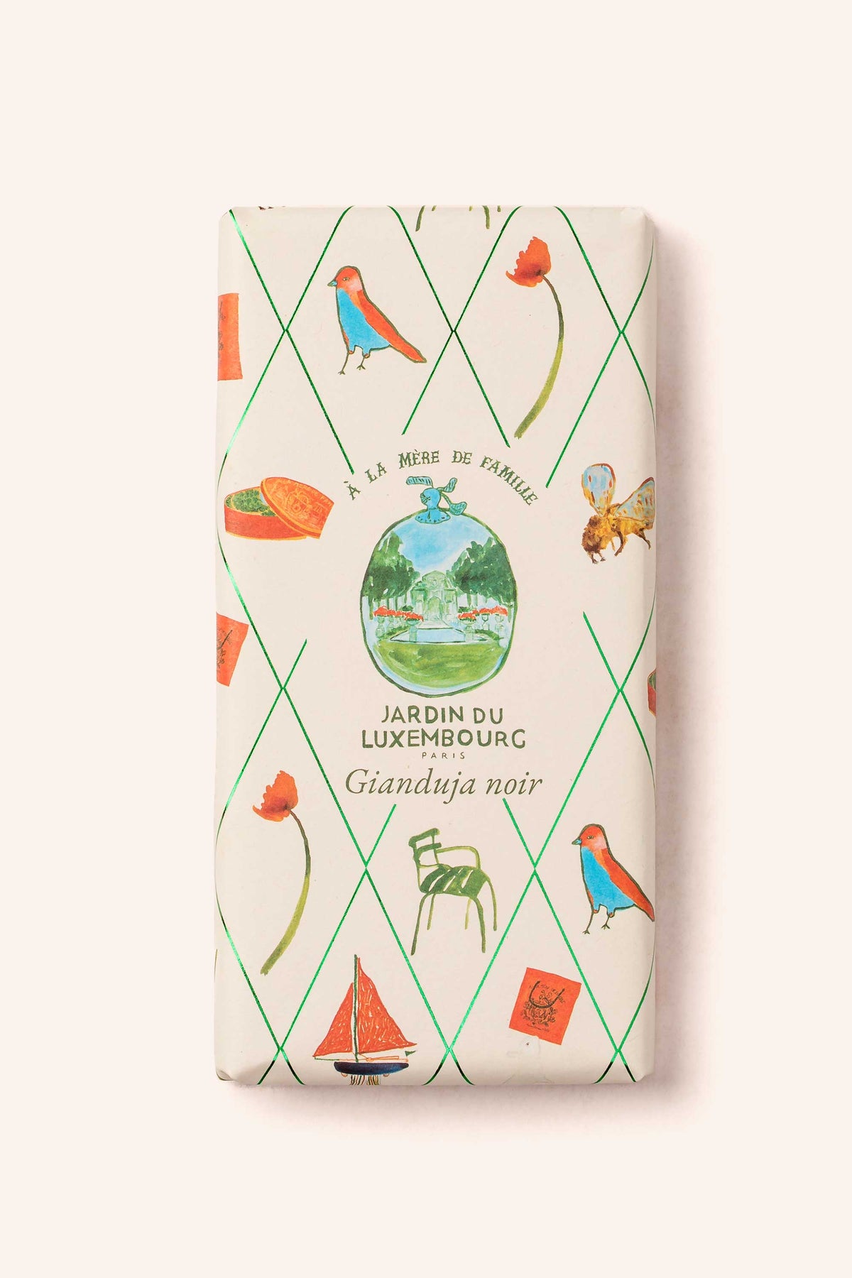 Tablette gianduja noir x Jardin du Luxembourg