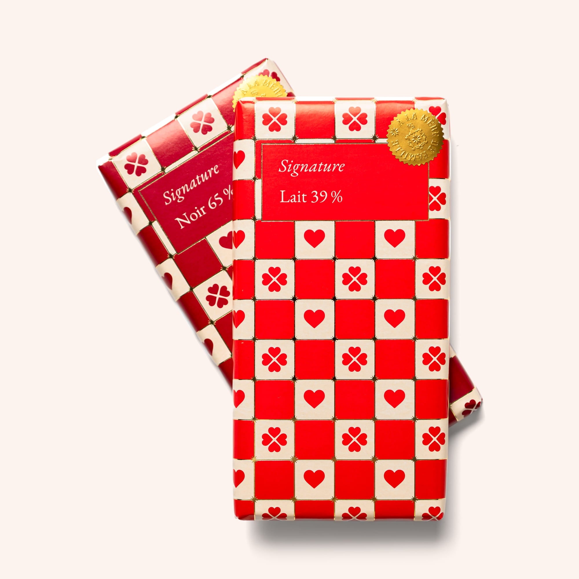 Tablette Saint-Valentin signature lait 39%