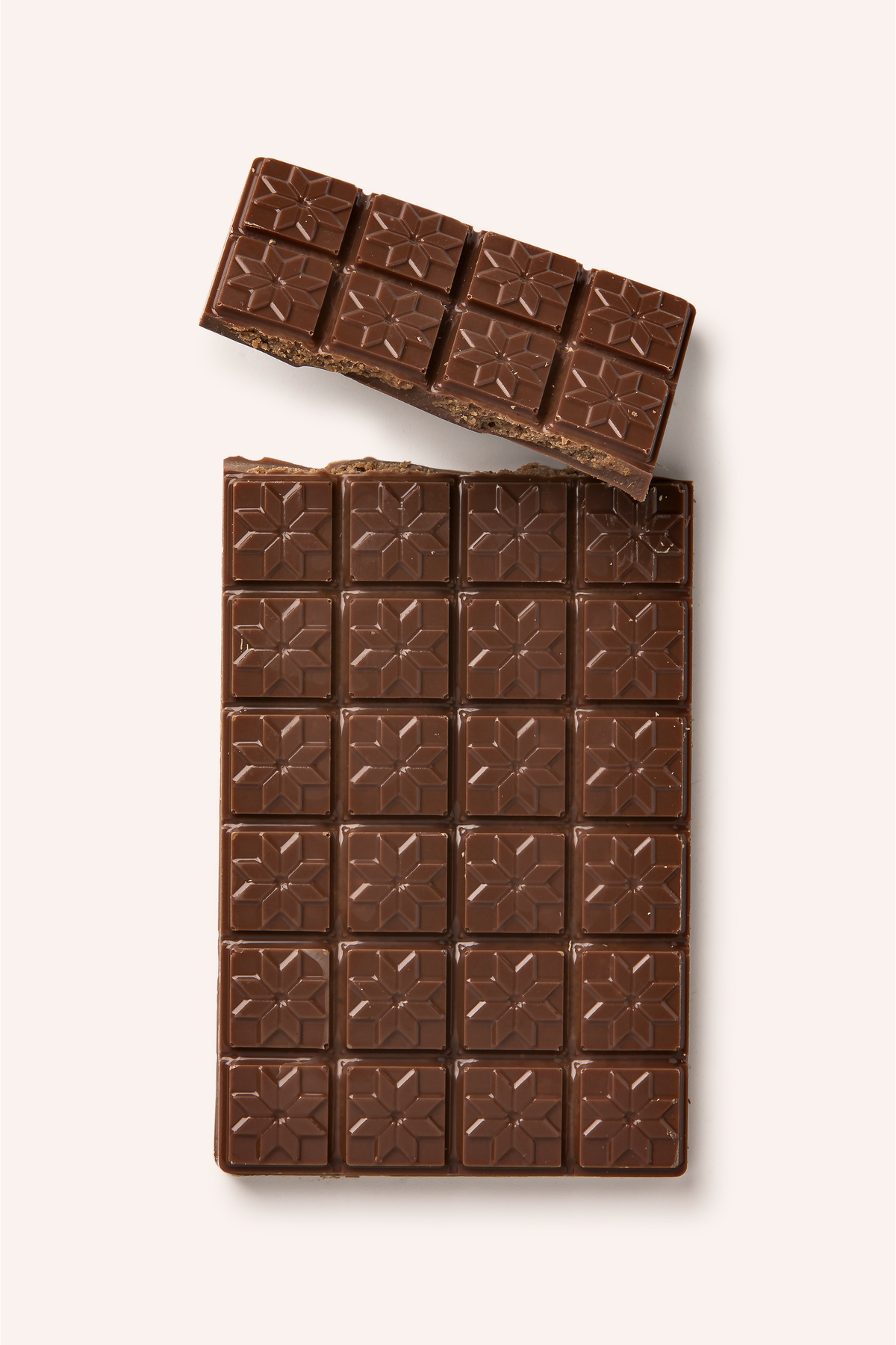 Tablette chocolat praliné feuilleté lait