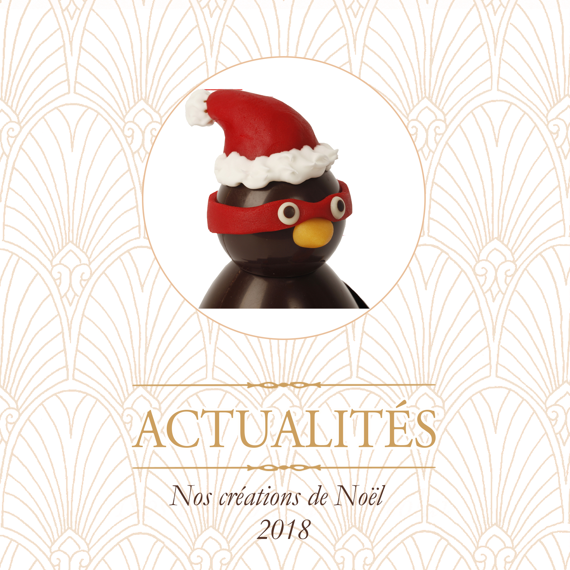 Box Cadeau de Noël pour les Enfants Pingouin et Père-Noël Chocolat