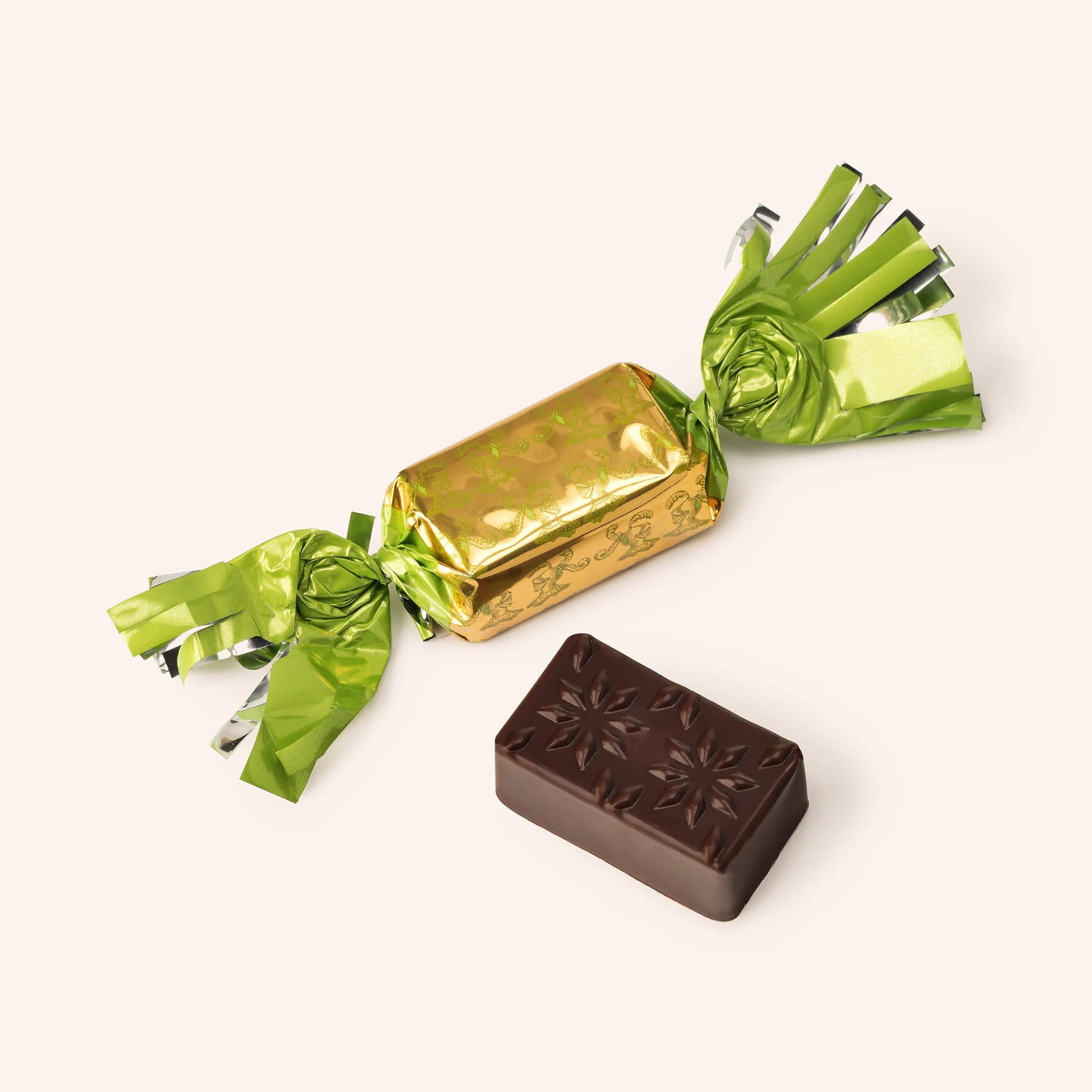 Papillote_vert_clair_chocolat