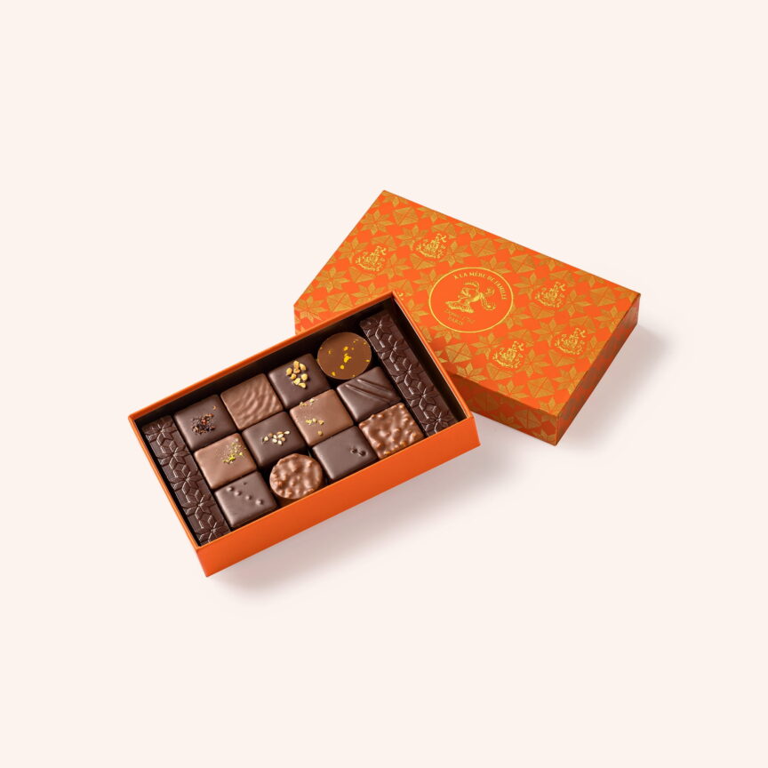 coffret delicieuse attention 12 chocolats